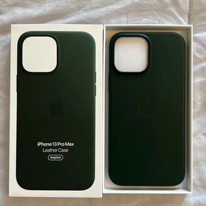 iPhone 13 Pro Max Leather Case with MagSafe - Sequoia Green